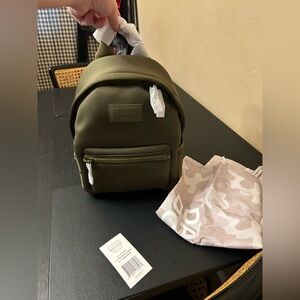 Dagne Dover Dakota Backpack Small in Dark Moss